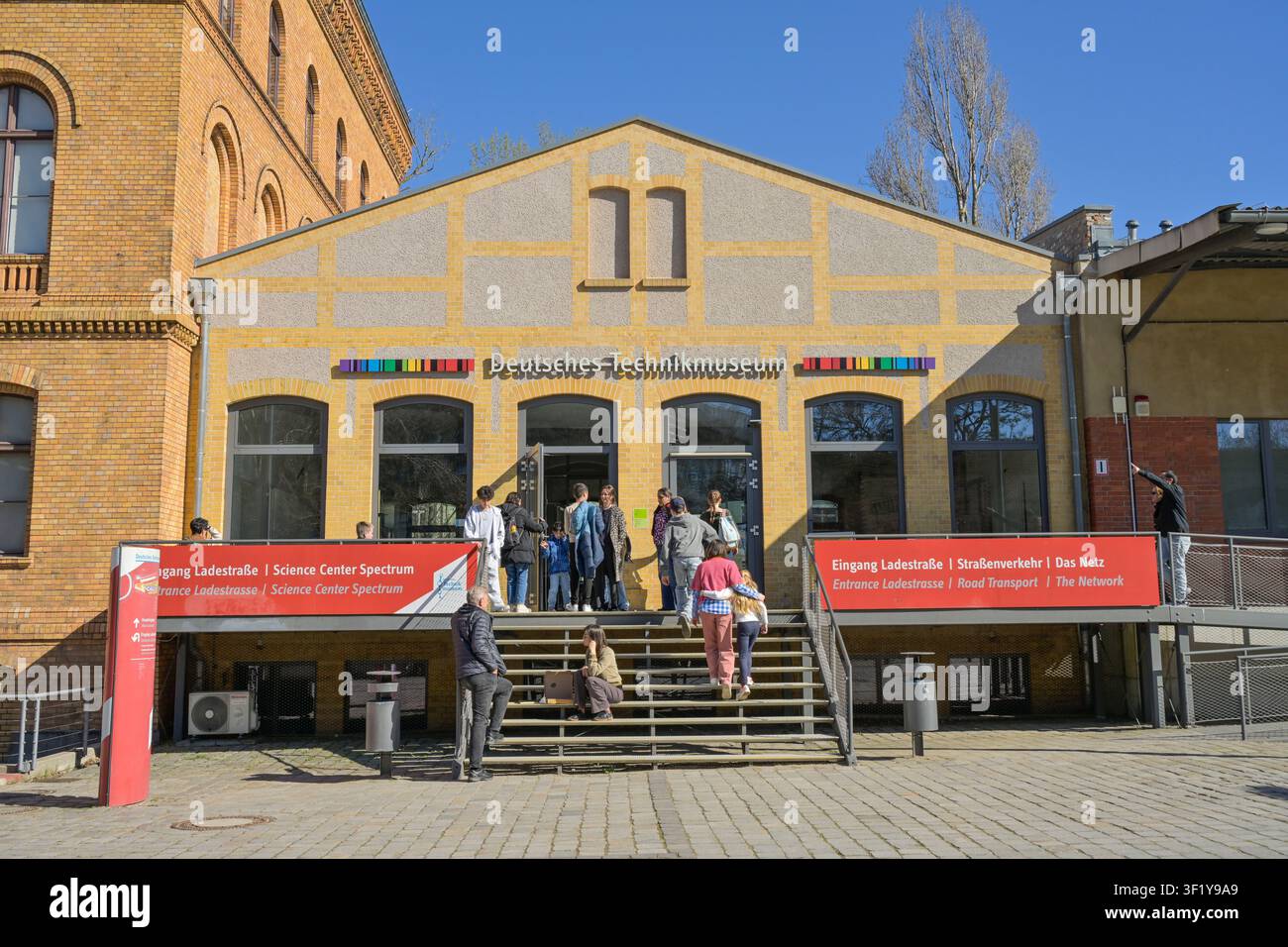 Musée allemand de la technologie, Centre scientifique Spectrum, Ladestraße, Möckernstraße, Kreuzberg, district de Friedrichshain-Kreuzberg, Berlin, Allemagne Banque D'Images