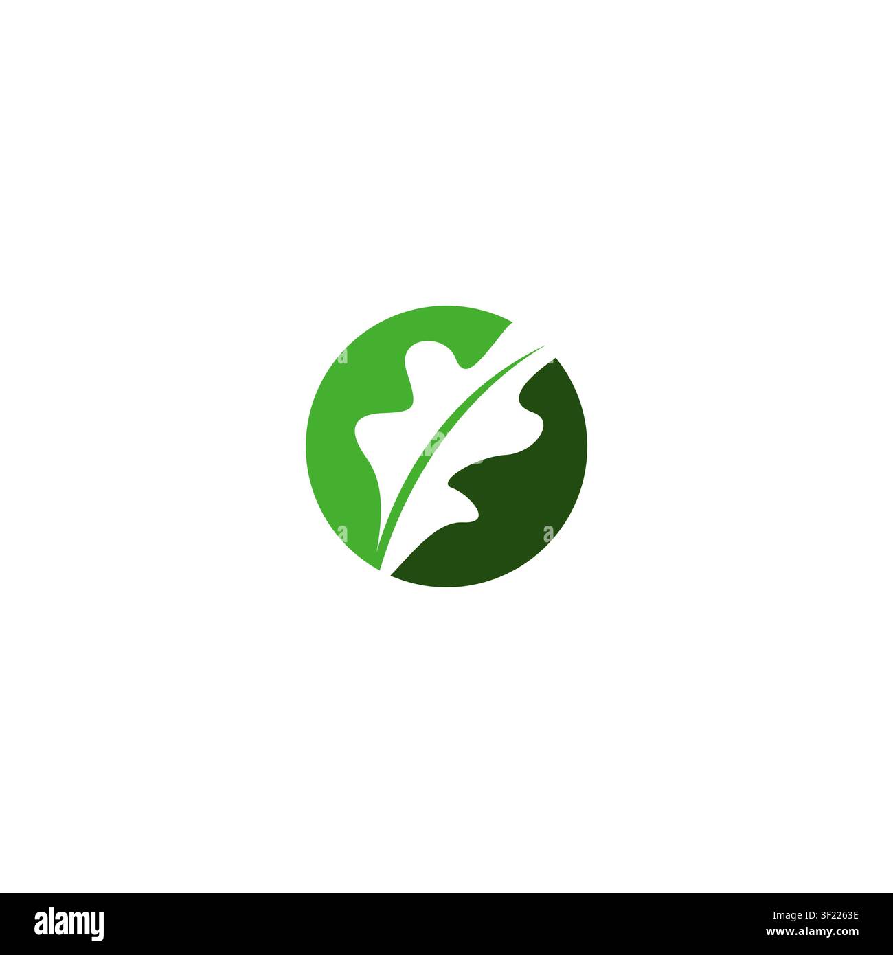 Illustration vectorielle du logo Feuilles de chêne. Icône Feuille de chêne Illustration de Vecteur