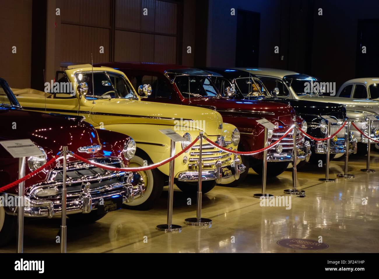 Pomerode, SC, Brésil - 01.21.2024 : musée de l'automobile, ou Museu do Automovel. Voitures anciennes. Banque D'Images