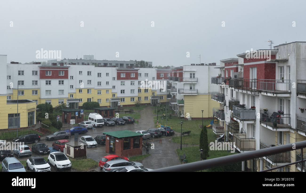 MÉTÉO À KOLOBRZEG Banque D'Images