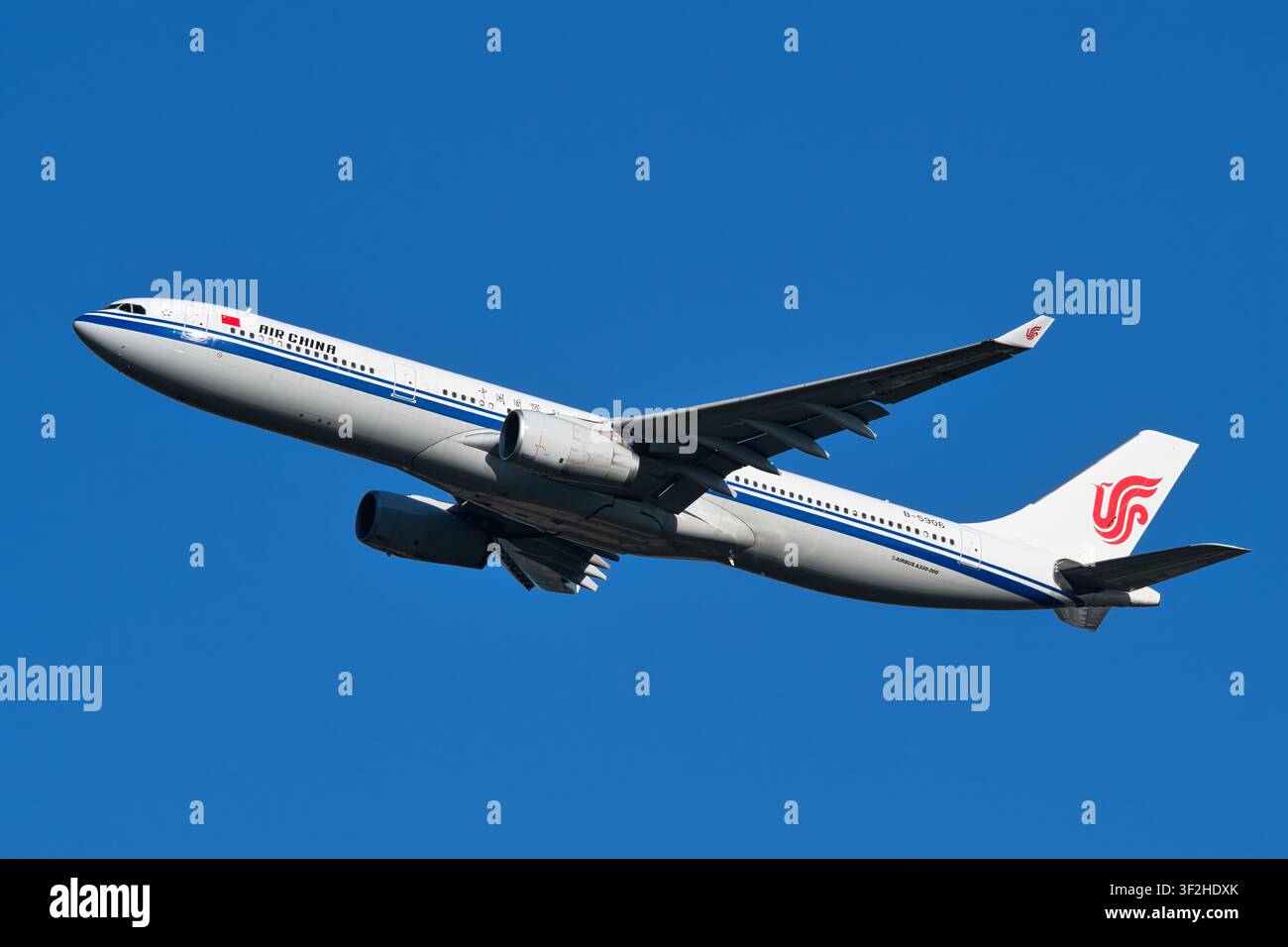 Avion de ligne Air China Airbus A330-300 (B-5906) Banque D'Images