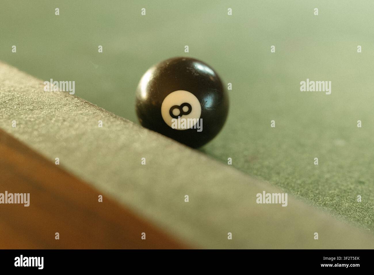 Bille de snooker ou de billard 8 balles Banque D'Images