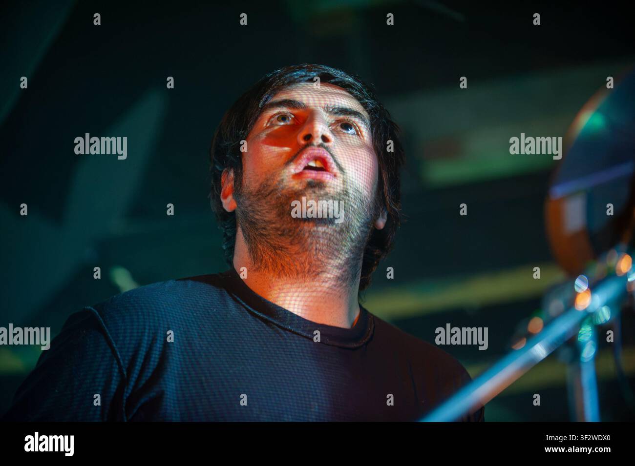 Duo allemand de musique électronique Digitalism, comprenant Jens Moelle et İsmail Tüfekç Banque D'Images