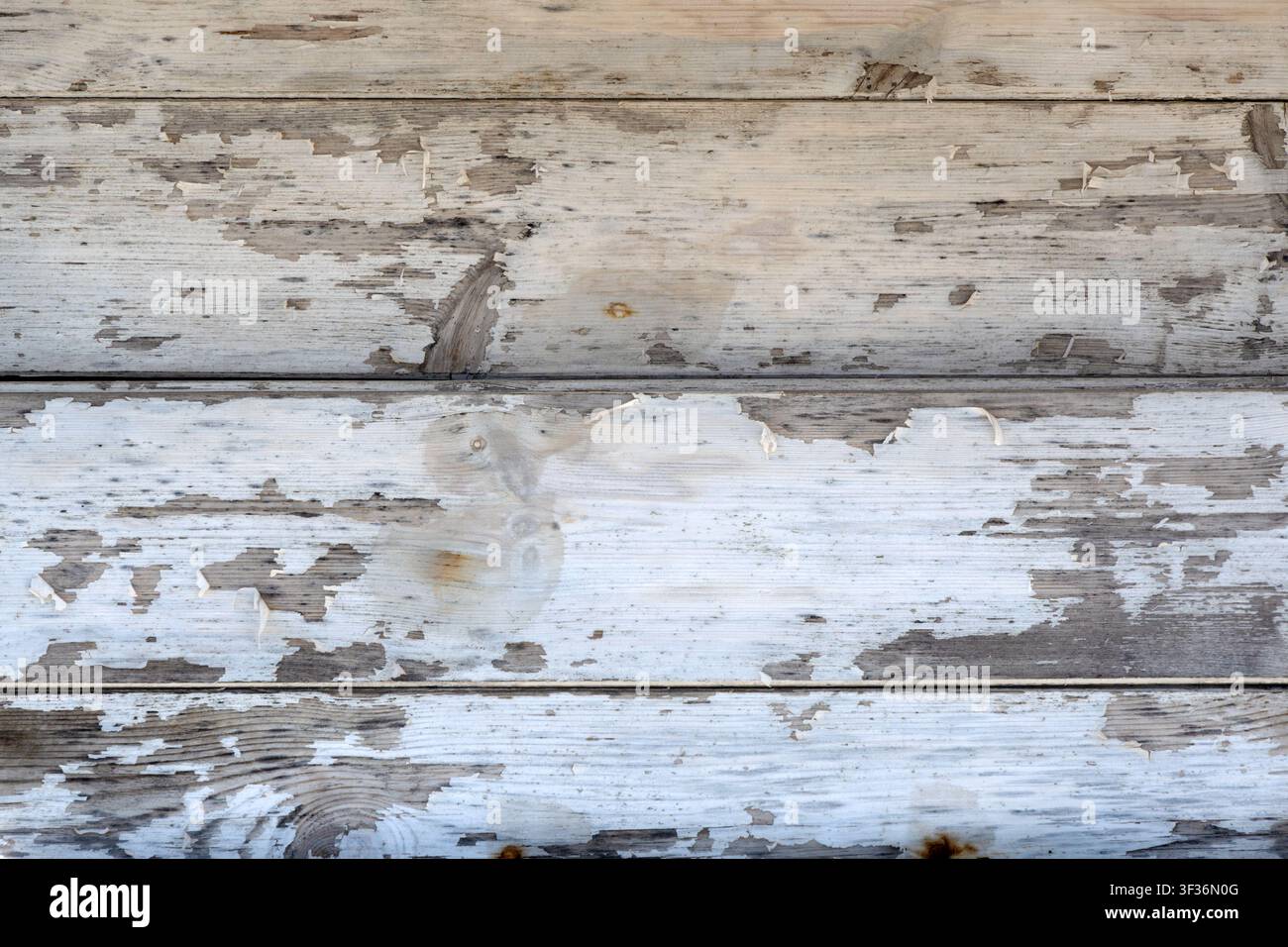 Texture de fond de vieilles planches de bois avec peinture écaillée Banque D'Images