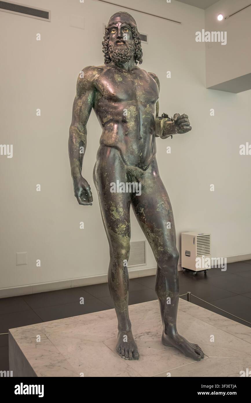 Les Bronzes de Riace Banque D'Images