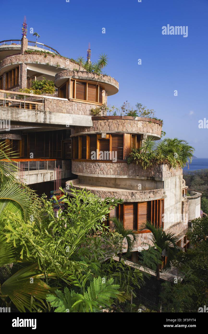 Jade Mountain Resort, Sainte-Lucie, Petites Antilles, Caraïbes Banque D'Images