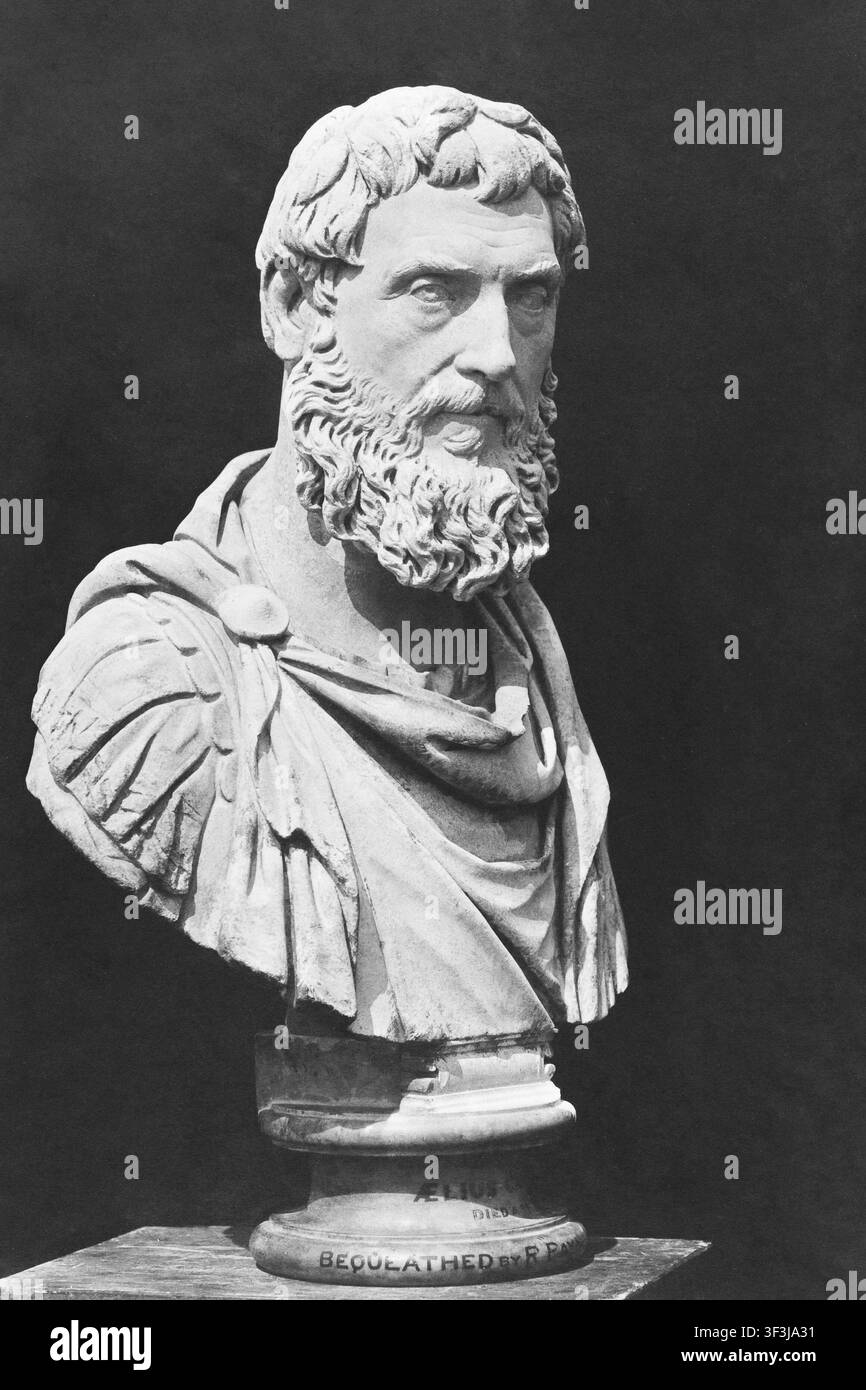 Lucius Aelius Caesar (1854), adopté comme héritier par l'empereur Hadrien mais mort avant d'accéder au trône impérial romain, sur une photographie de Roger Fenton à Londres, Angleterre. Banque D'Images