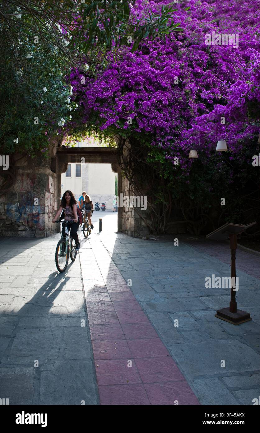 Grèce, Dodecanèse : Kos, la porte principale des remparts médiévaux Banque D'Images