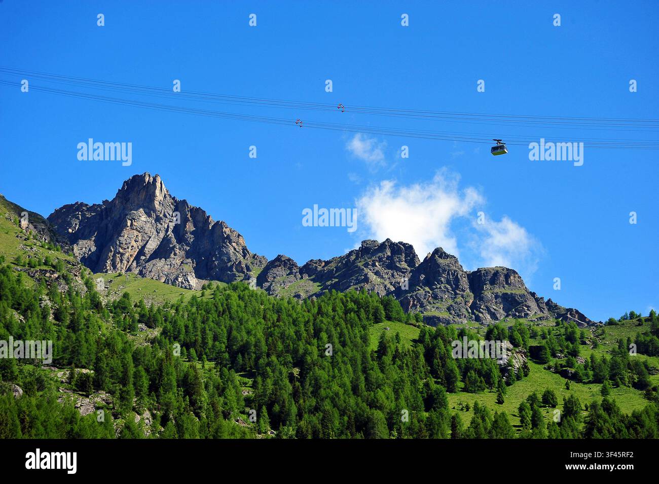 Italie Trentin Stelvio National Park Dente di Vioz mountain Banque D'Images