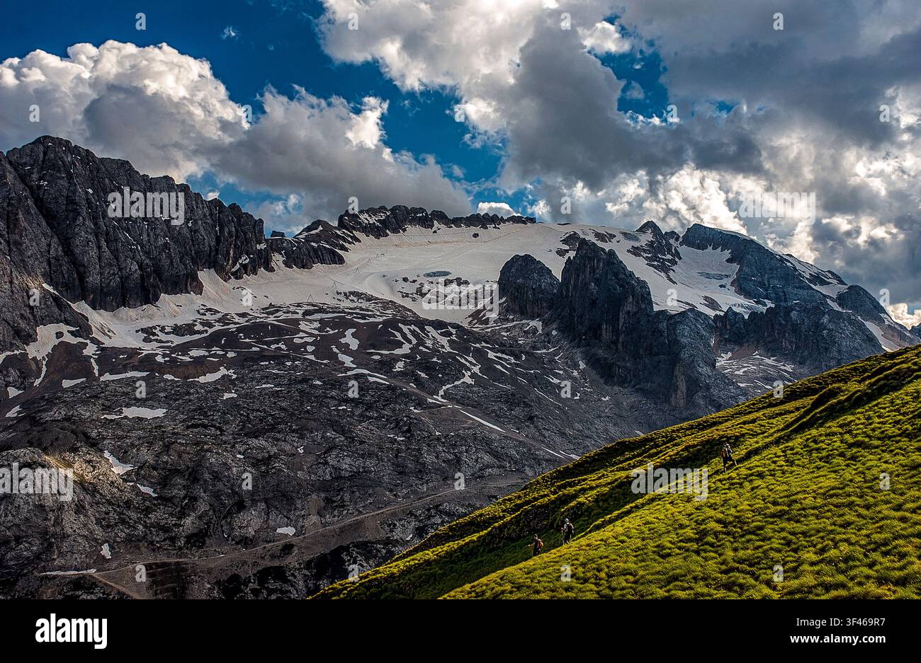 Italie Dolomites Marmolada Banque D'Images