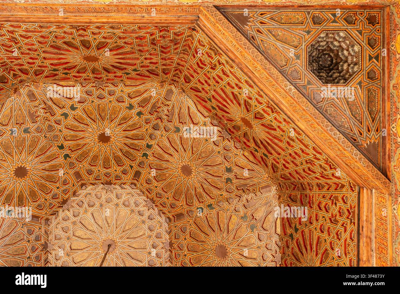 Ben Youssef Madrasa, XIVe siècle, Marrakech, maroc, afrique Banque D'Images