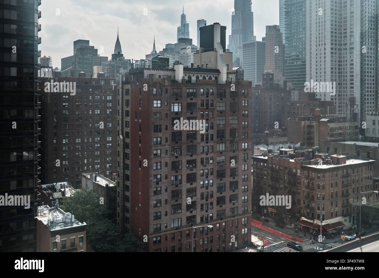 1re Avenue, Midtown Manhattan, New York City, États-Unis Banque D'Images