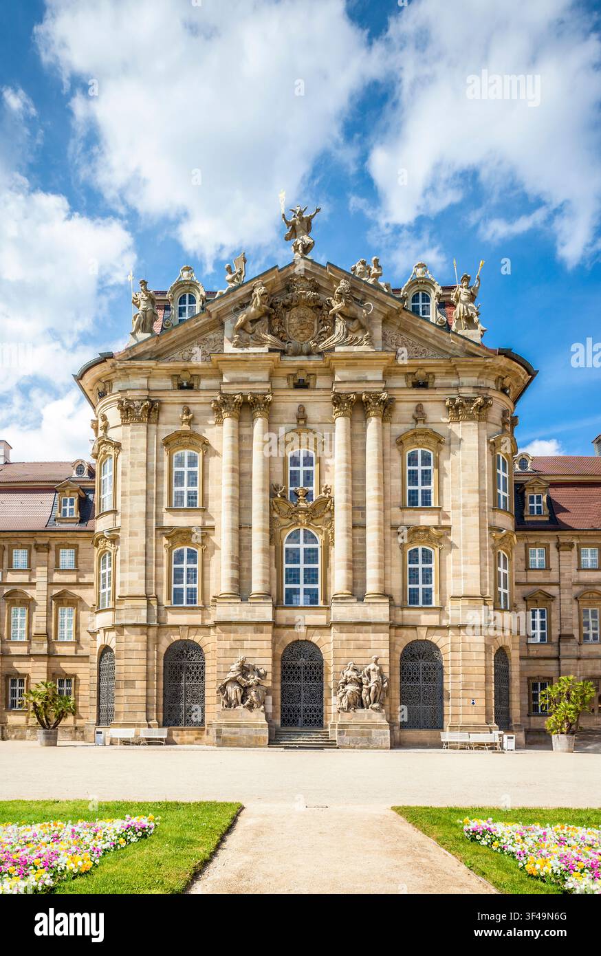 Château de Weissenstein, Pommersfelden, Basse-Franconie, Bavière, Allemagne Banque D'Images