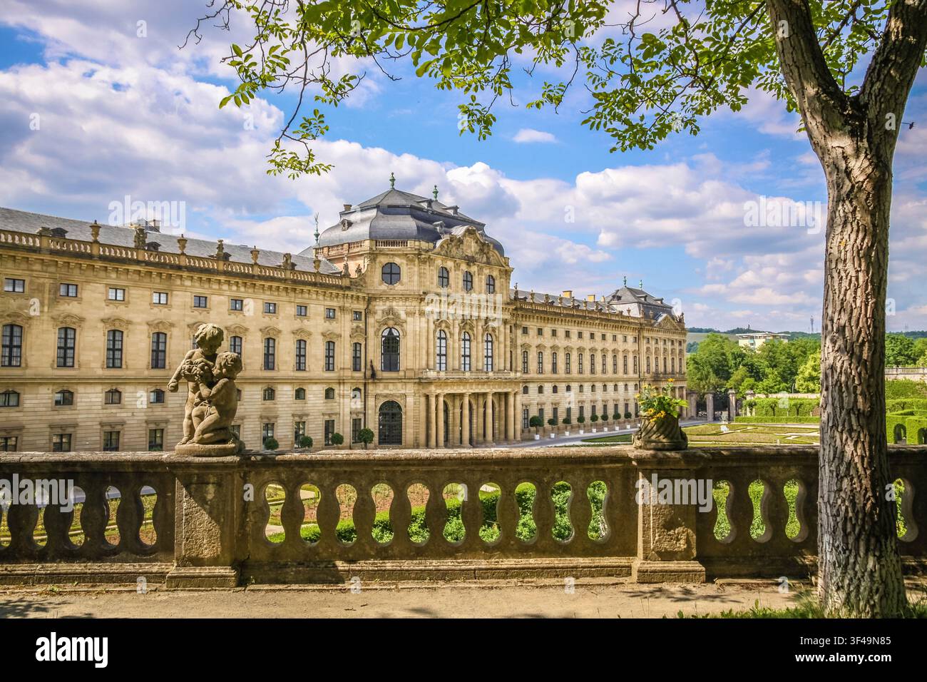Residenz de Würzburg, Basse-Franconie, Bavière, Allemagne Banque D'Images