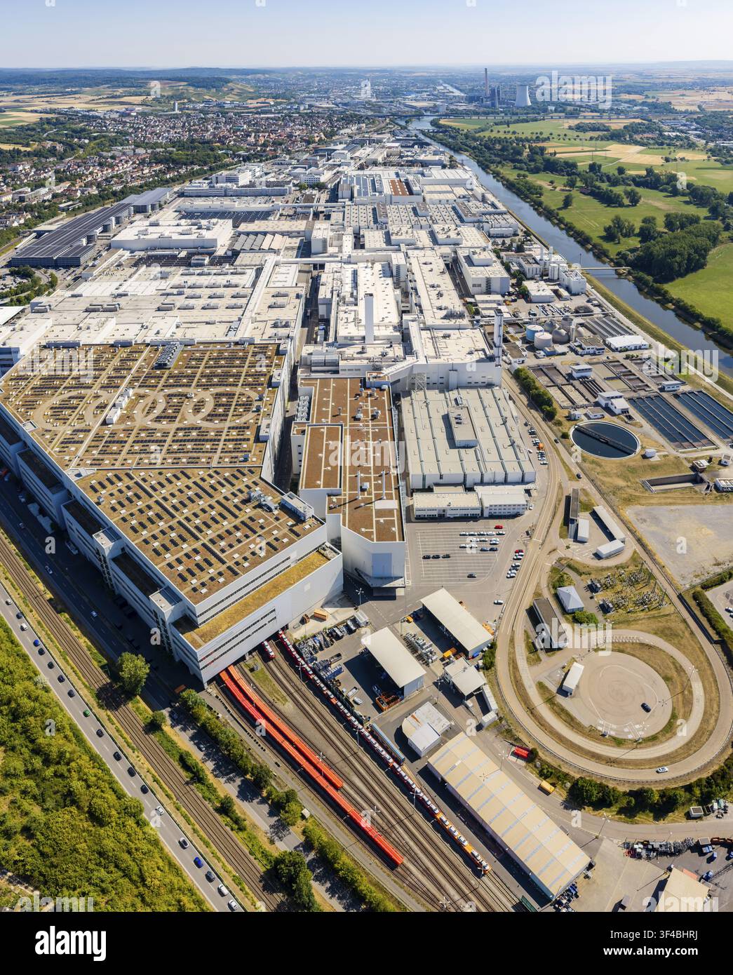 Usine Audi de Neckarsulm. AUDI AG est l'un des plus grands employeurs de la région économique de Heilbronn-Franken. Plus de 15 000 personnes y travaillent pour la mo Banque D'Images