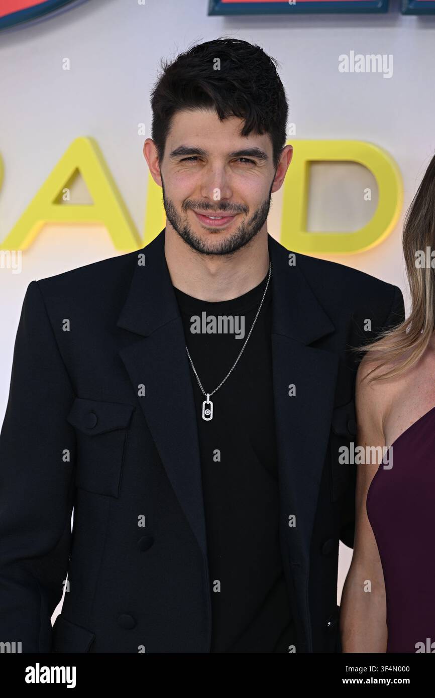 Esteban Ocon arrive pour la première britannique de Spider-Man Brand New Day à l'Odeon Luxe, Leicester Square, dans le centre de Londres. Date de la photo : mercredi 29 juillet 2026. Banque D'Images