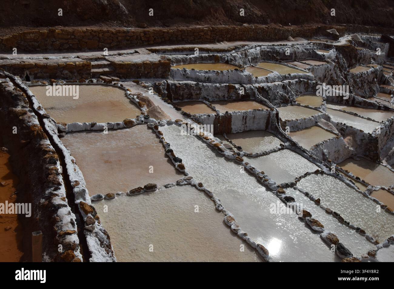 Mine de sel de Maras, Carretera a Maras, Maras 08655, Pérou, dans la province d'Urubamba de la région de Cusco. Banque D'Images