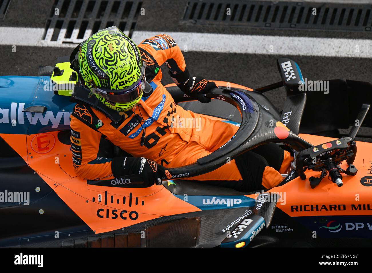 Hongrie, Budapest, 26 juillet 2026, Lando Norris, McLaren, pendant la journée de course du Grand Prix de Hongrie de Formule 1 au Hungaroring, Copyright Marco Ta Banque D'Images