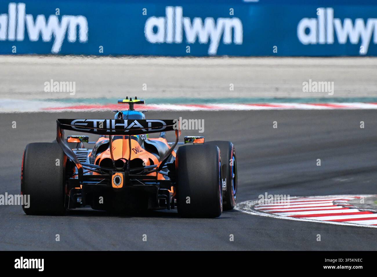 Hongrie, Budapest, 25 juillet 2026, Lando Norris, McLaren, lors de la journée de qualification du Grand Prix de Hongrie de Formule 1 au Hungaroring, Copyright Banque D'Images