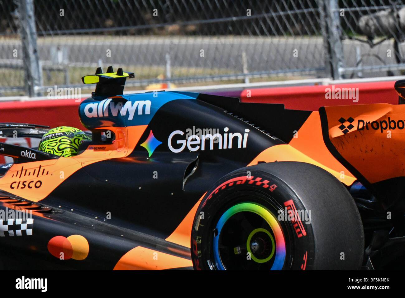 Hongrie, Budapest, 25 juillet 2026, Lando Norris, McLaren, lors de la journée de qualification du Grand Prix de Hongrie de Formule 1 au Hungaroring, Copyright Banque D'Images