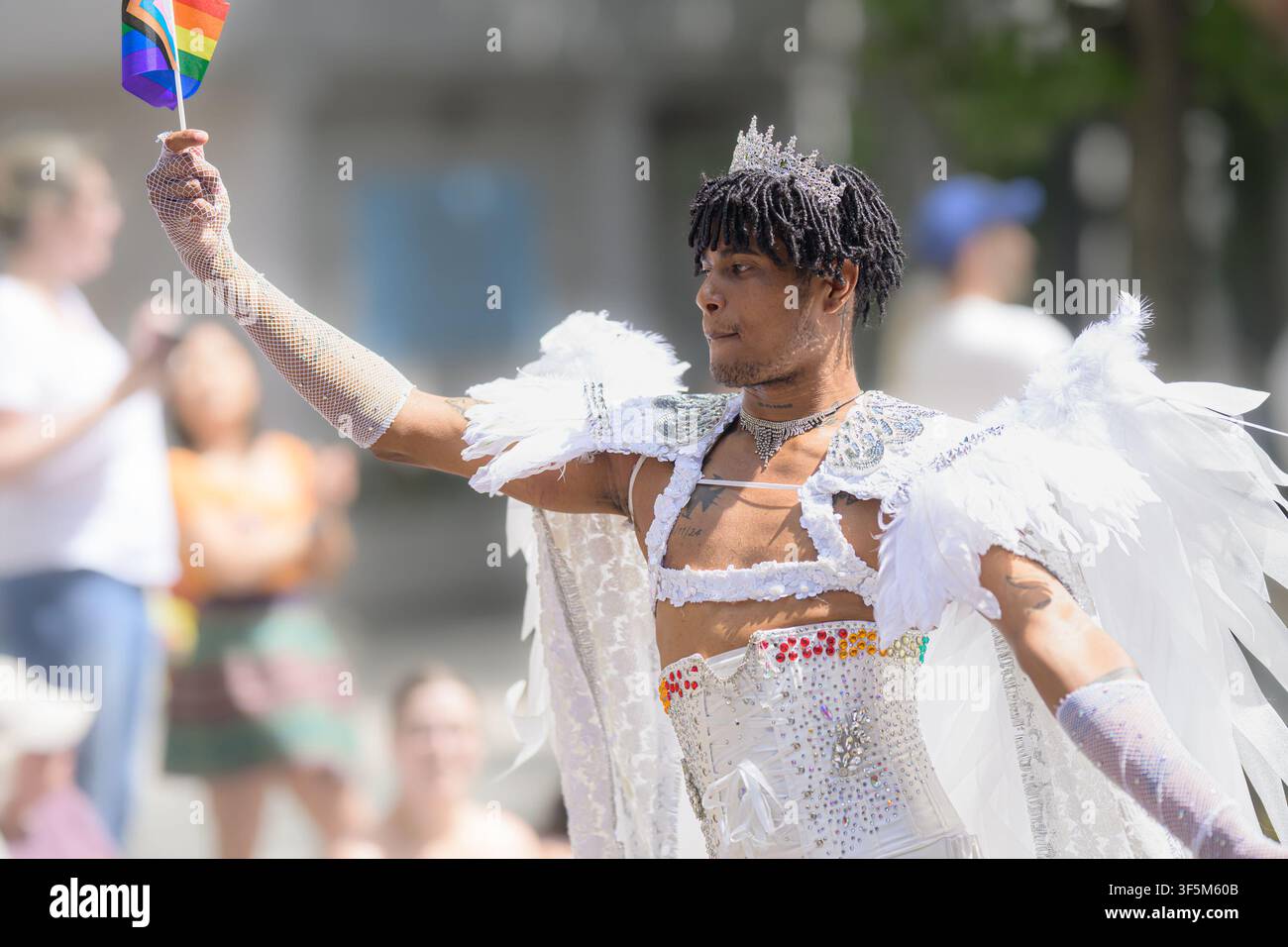 2SLGBTQ+, Parade du Pride, Vancouver, Colombie-Britannique, Canada Banque D'Images