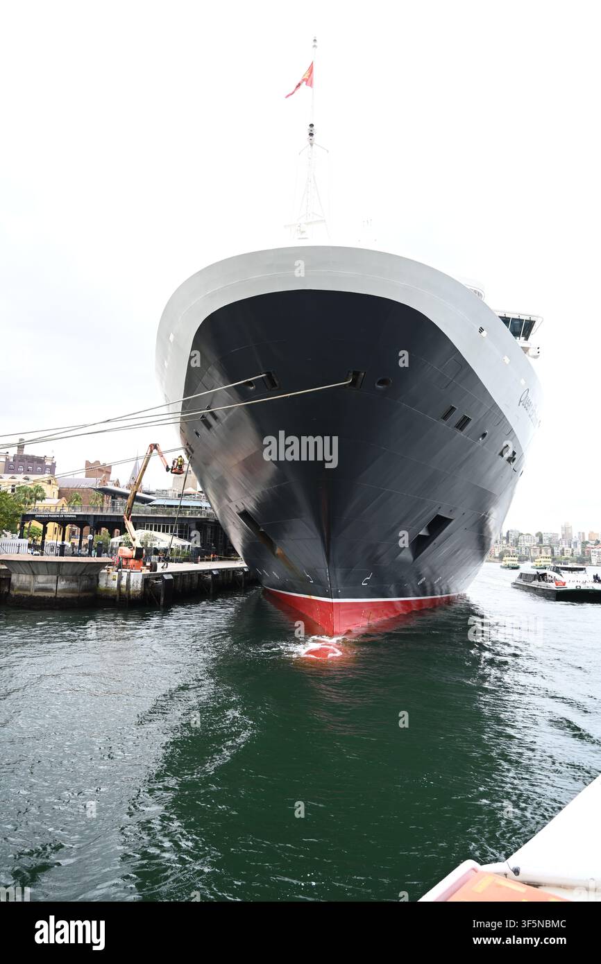 Port de Sydney, devant le front de mer de Sydney Harbour. Port Jackson. Sydney New South Wales. Australie Banque D'Images