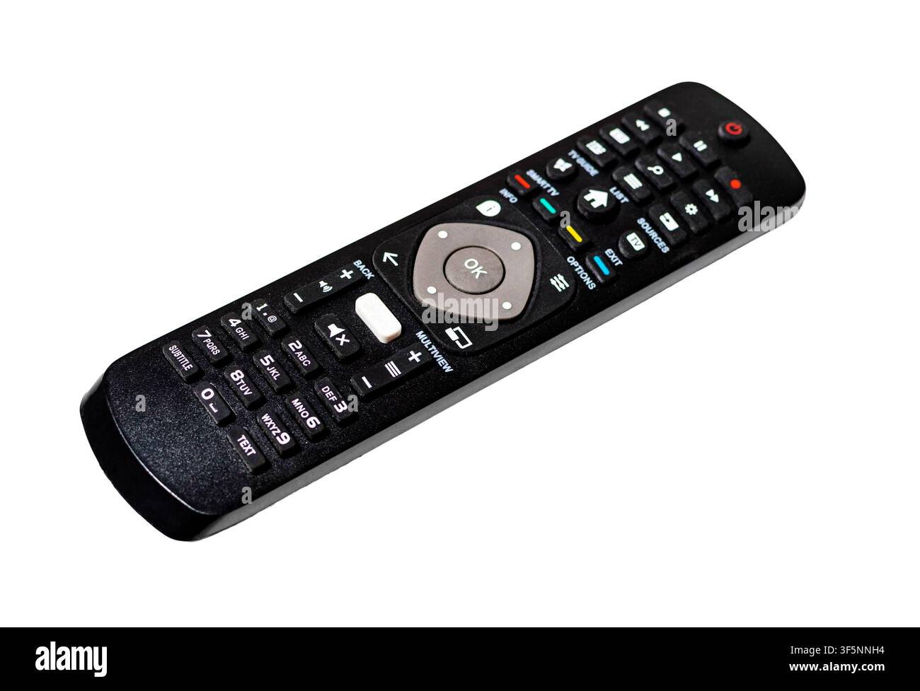 Télécommande fournissant une navigation de divertissement et un contrôle des médias Banque D'Images