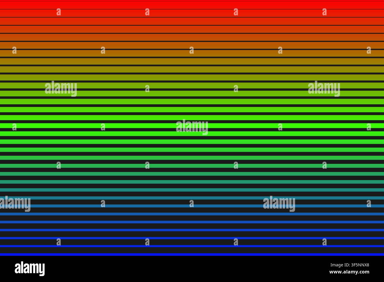 Fond vectoriel abstrait coloré à rayures en demi-teinte. Texture géométrique moderne à dégradé spectral avec bandes linéaires horizontales pour high-tech tendance Illustration de Vecteur
