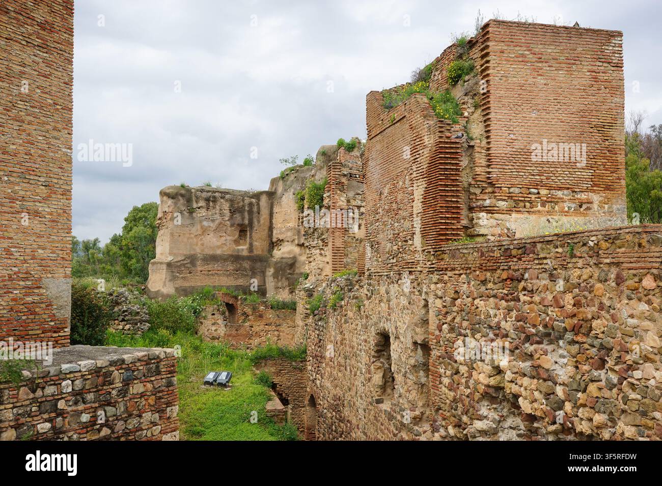 Alcazaba de Málaga, Espagne Banque D'Images