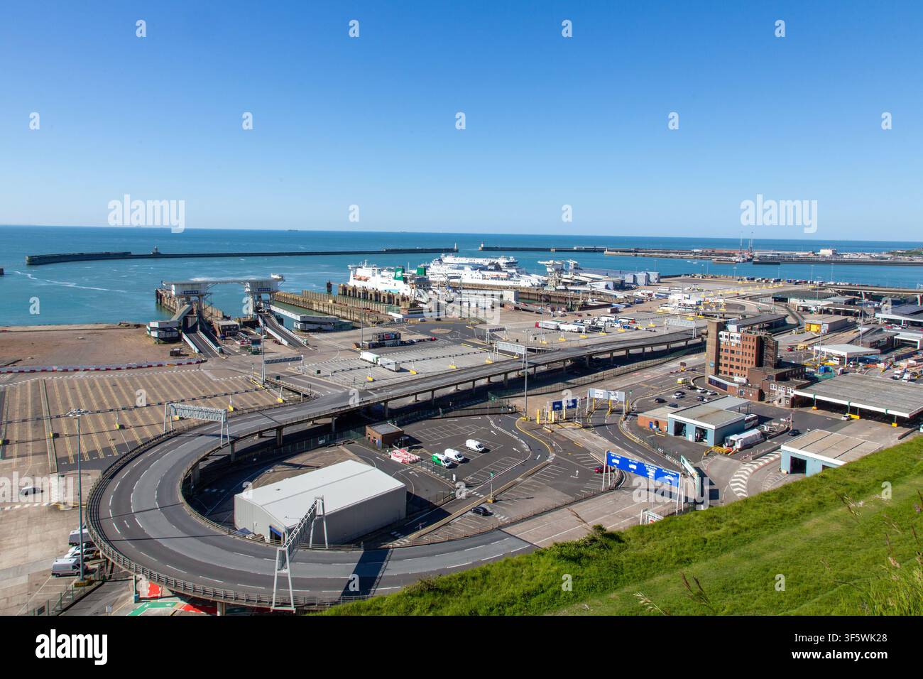 Quais Est à Dover, Kent, Angleterre Banque D'Images