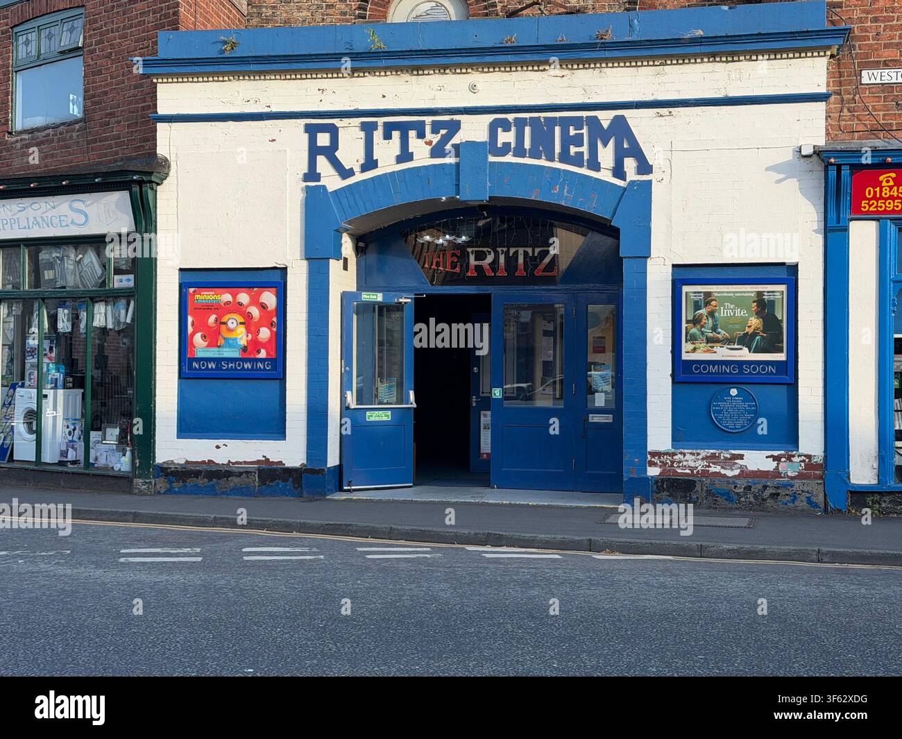 Cinéma Ritz à Thirsk, Yorkshire Banque D'Images