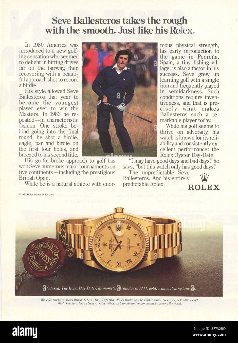 Magazine vintage "Sports Illustrated" du 9 avril 1984, publicité, États-Unis Banque D'Images