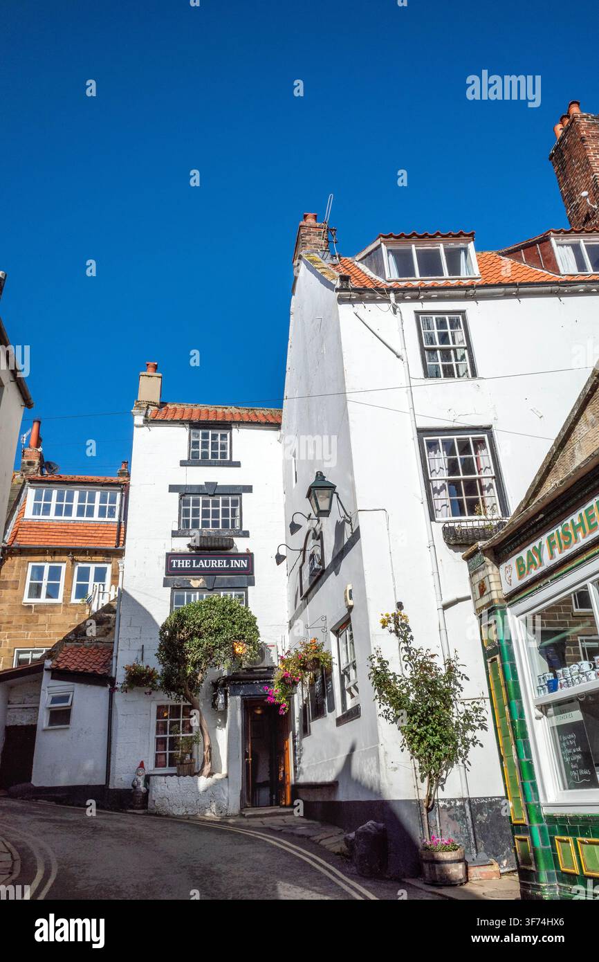 Robin Hoods Bay; Yorkshire; Royaume-Uni Banque D'Images