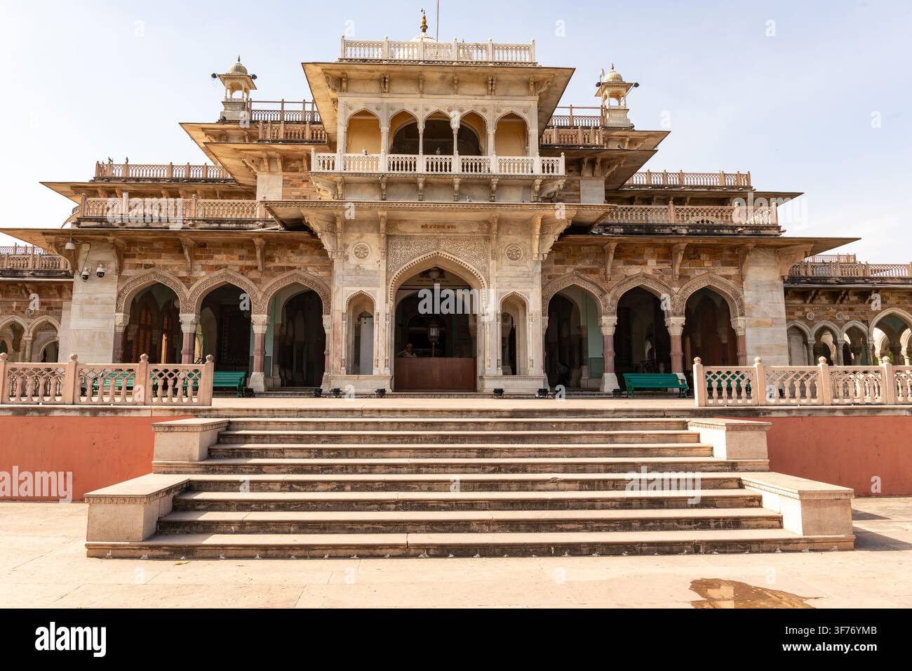 Musée Albert Hall situé à Jaipur, Rajasthan, Inde. Banque D'Images