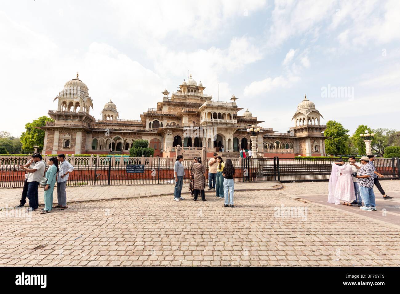 Musée Albert Hall situé à Jaipur, Rajasthan, Inde. Banque D'Images