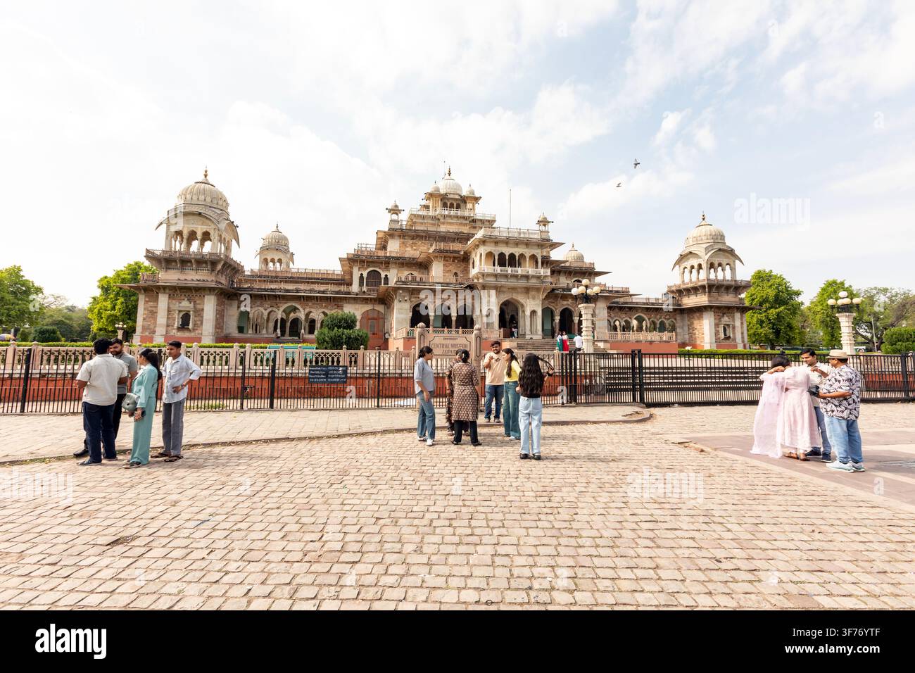 Musée Albert Hall situé à Jaipur, Rajasthan, Inde. Banque D'Images