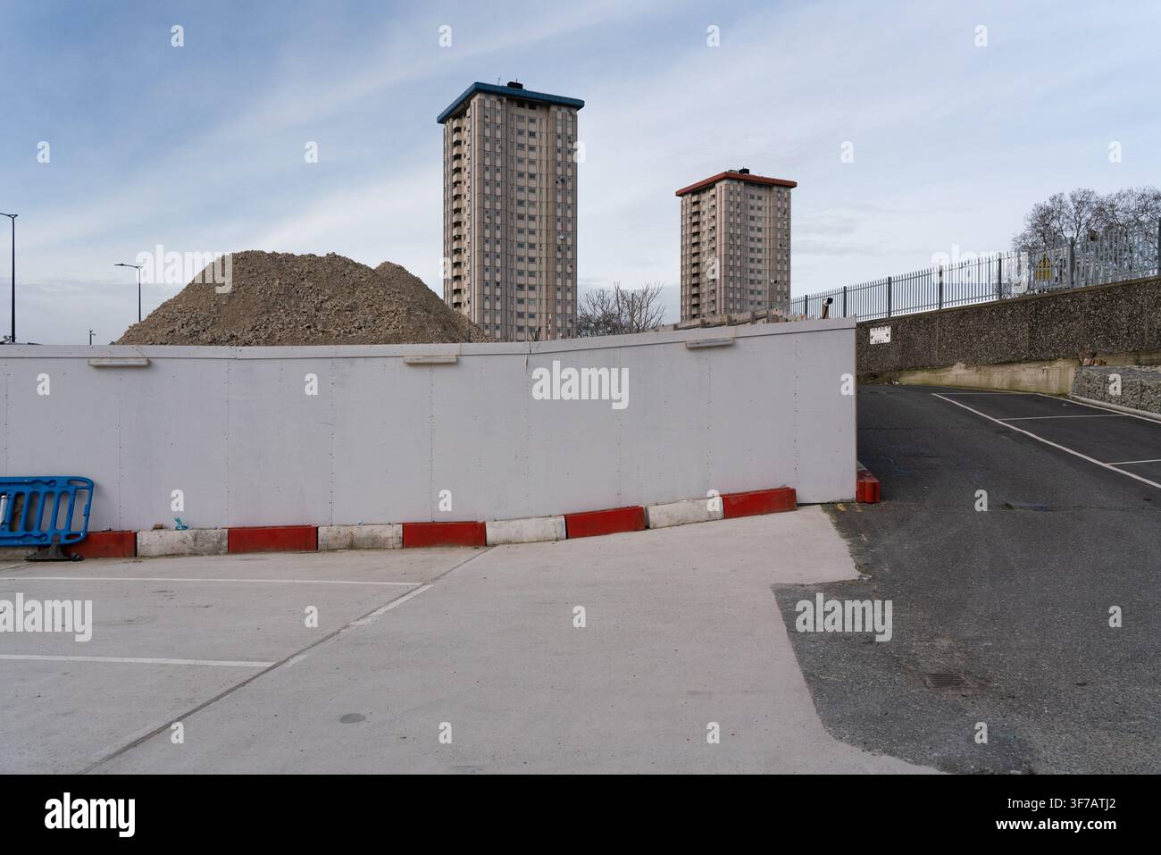 L'activité de construction à Harrington Square, Camden, implique le déblaiement du site pour des travaux d'infrastructure majeurs près de la gare d'Euston. Banque D'Images