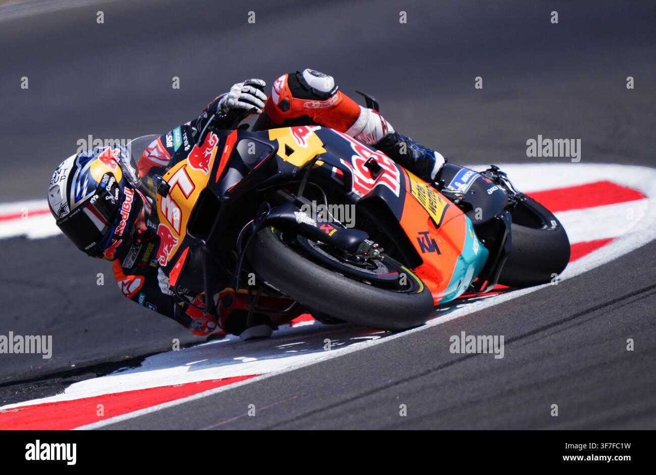 Pedro Acosta de Red Bull KTM Factory Racing lors du Grand Prix britannique Tissot MotoGP 2026 à Silverstone, Towcester. Date de la photo : dimanche 9 août 2026. Banque D'Images