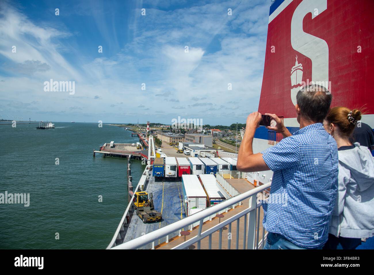 ferry de Hoek van Holland---Harwich Banque D'Images
