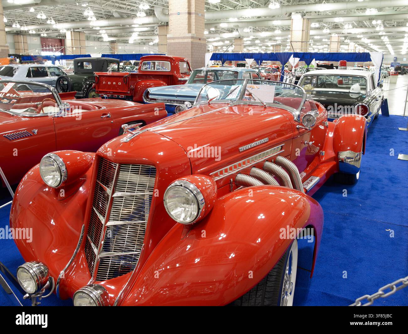Exposition et vente aux enchères de voitures anciennes vintage, Pennsylvanie USA Banque D'Images