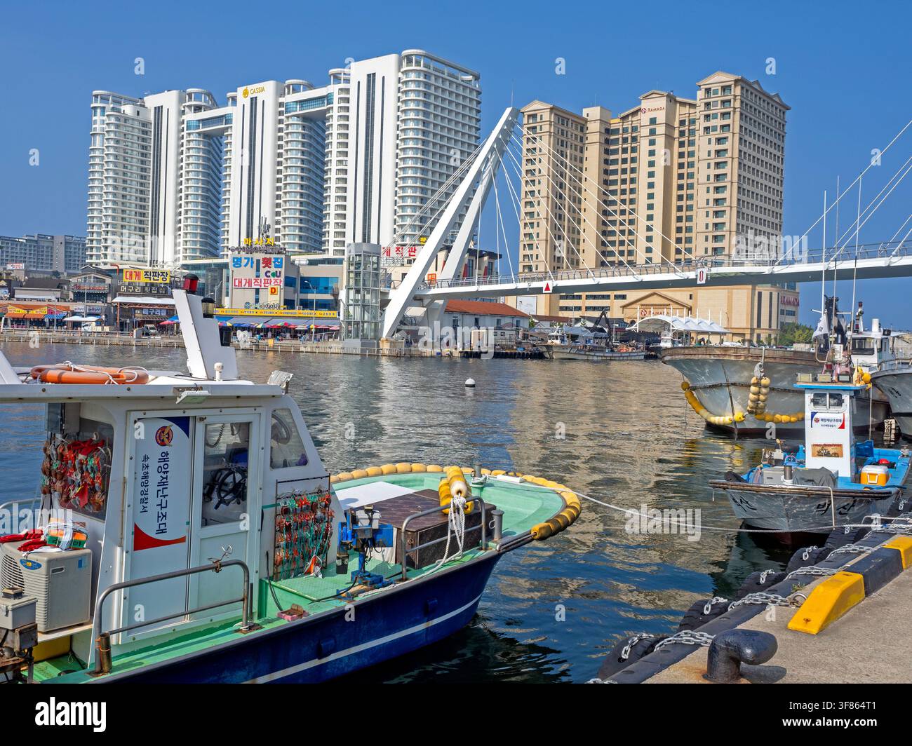 Port de Daepo, Sokcho Banque D'Images