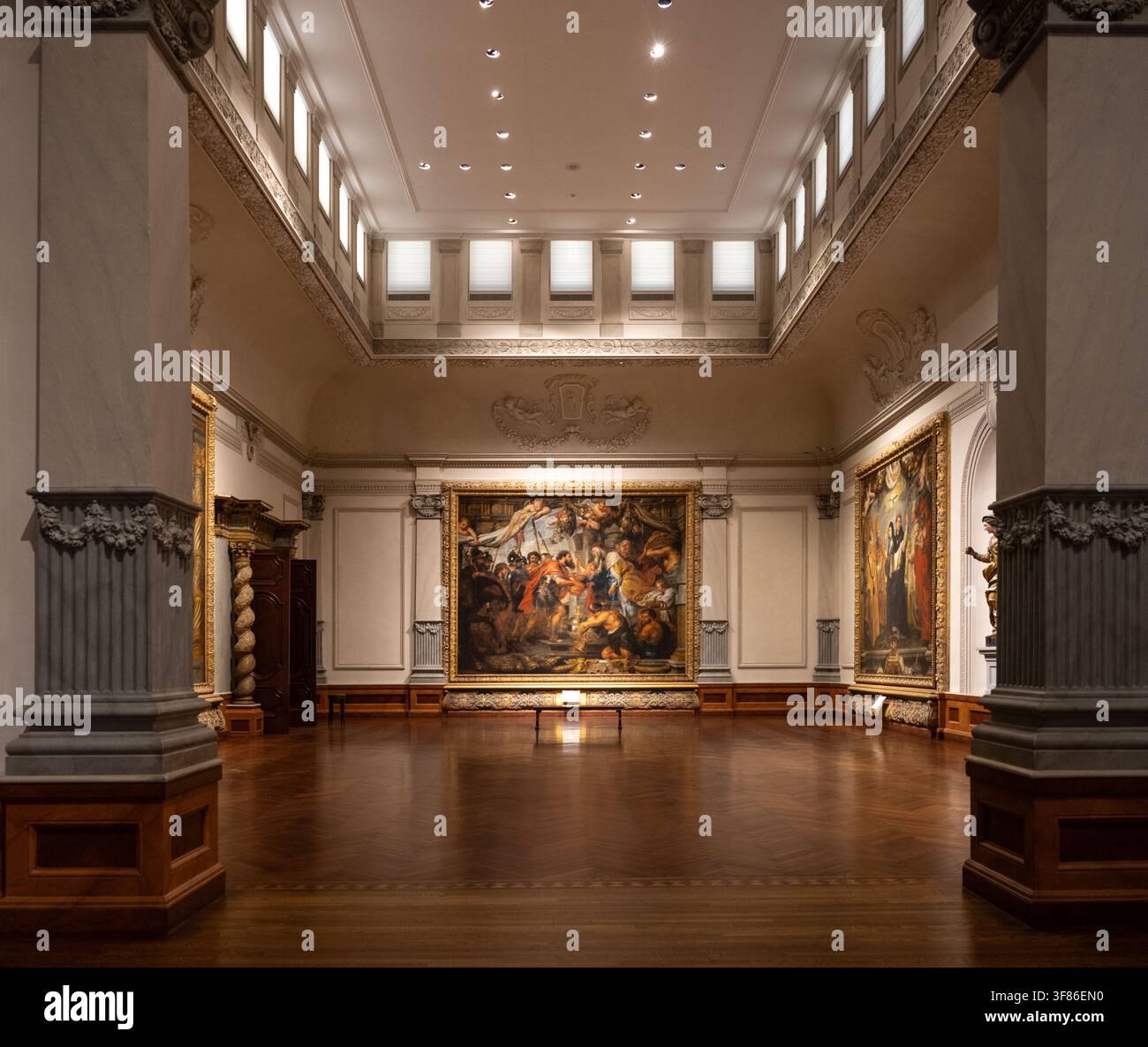 Peintures de Peter Paul Rubens sur Le Triomphe de l'Eucharistie au John and Mable Ringling Museum of Art Banque D'Images