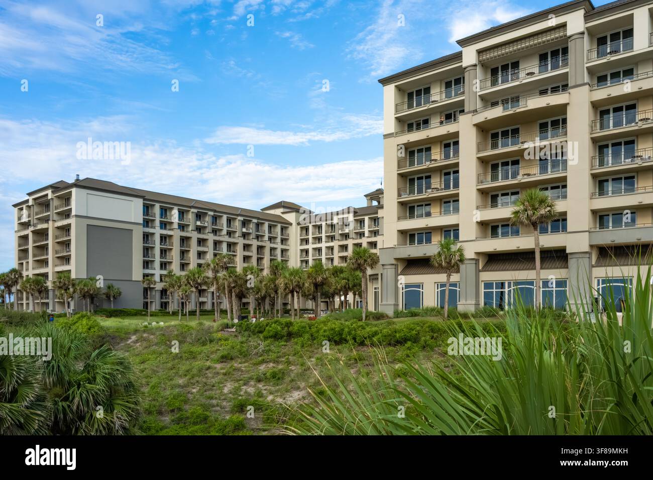 Résort en bord de mer du Ritz-Carlton sur Amelia Island à Fernandina Beach, en Floride. (États-Unis) Banque D'Images