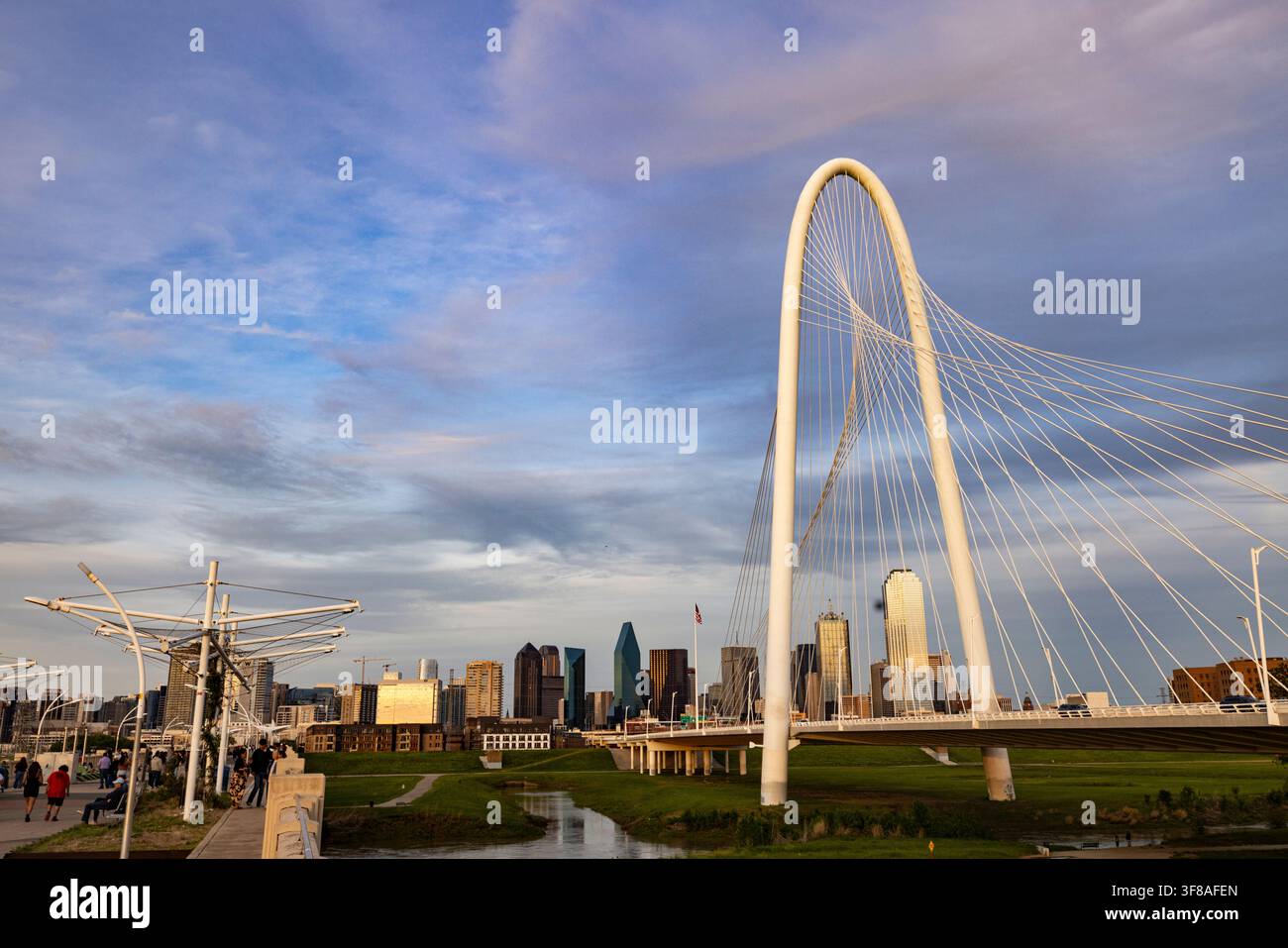 Dallas, Texas skyline du centre-ville Banque D'Images
