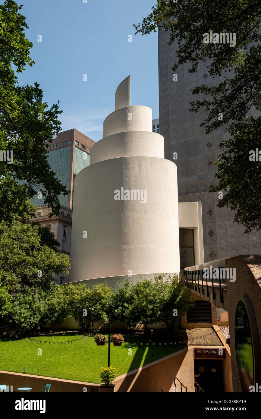 Scènes urbaines de Dallas, Chapelle de Thanksgiving Banque D'Images