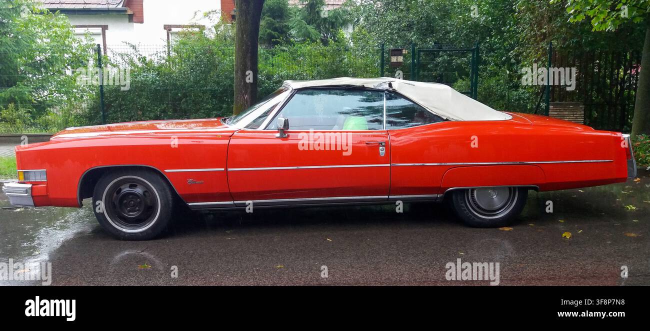 Cadillac Eldorado Convertible à Budapest en 2017 Banque D'Images