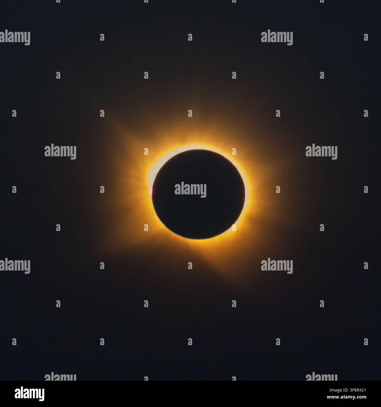 Éclipse solaire Banque D'Images