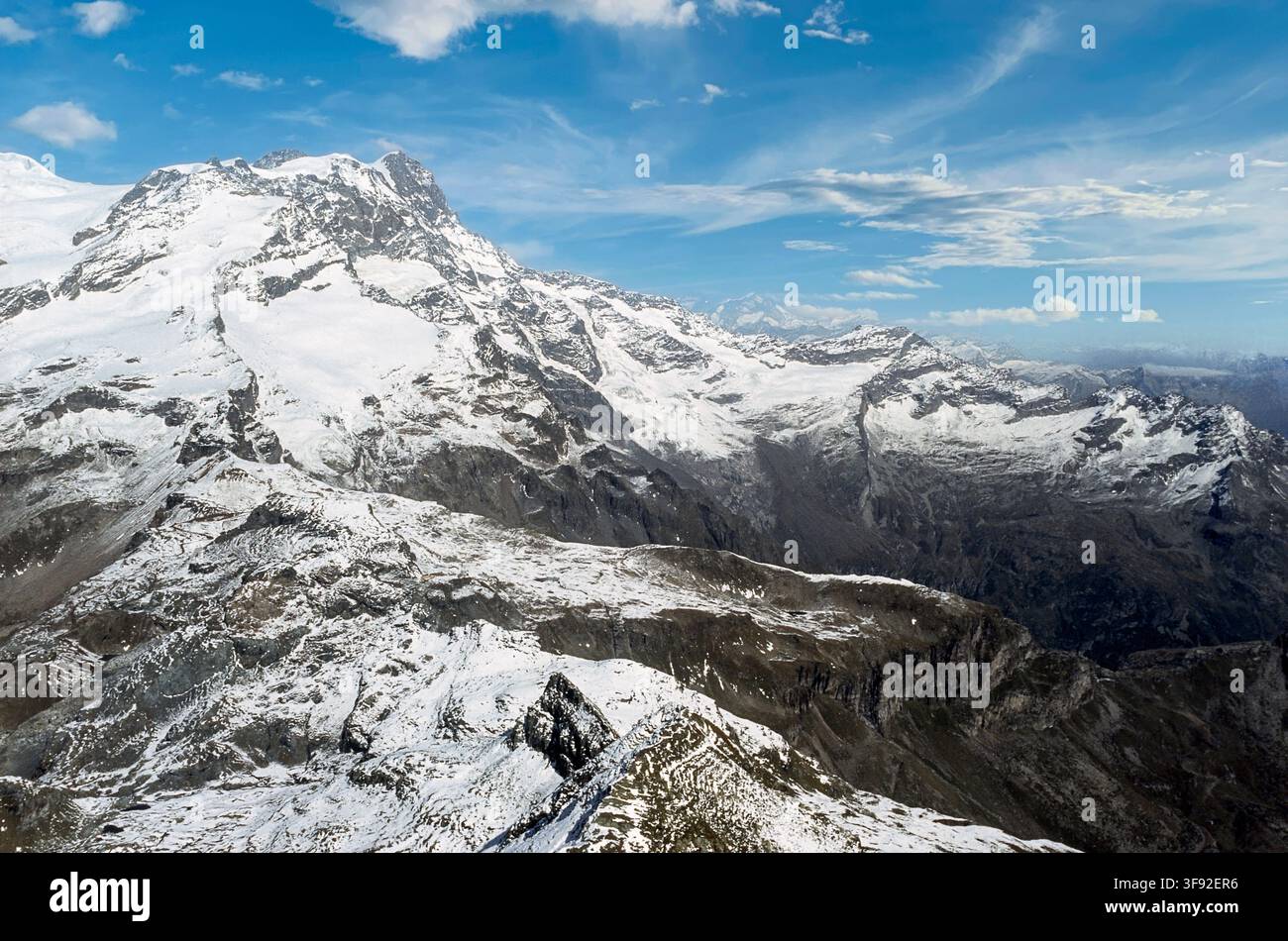 Italie Piémont Monte Rosa Banque D'Images