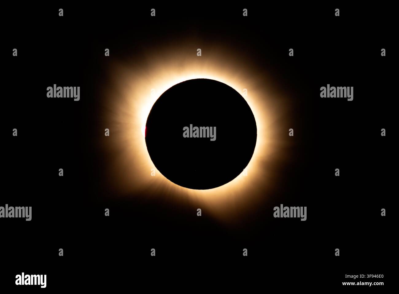 Éclipse solaire totale sur le nord de l'Espagne en août 2026 Banque D'Images