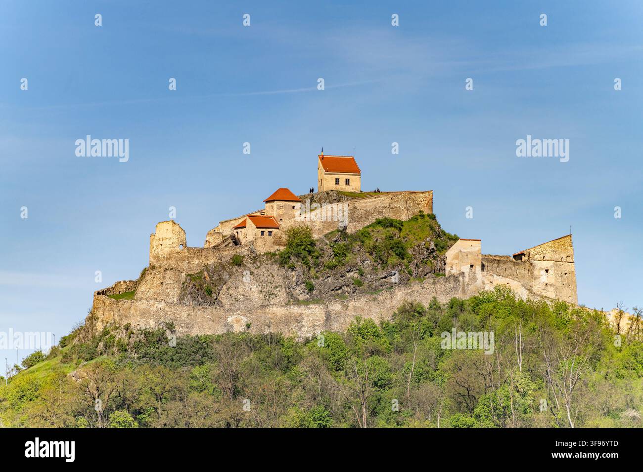 Forteresse de Rupea ou Château de Reps, Rupea, Transylvanie, Roumanie Banque D'Images